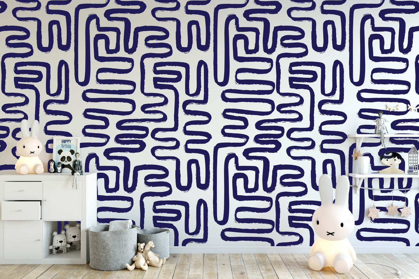Geo Print Peel & Stick Wallpaper