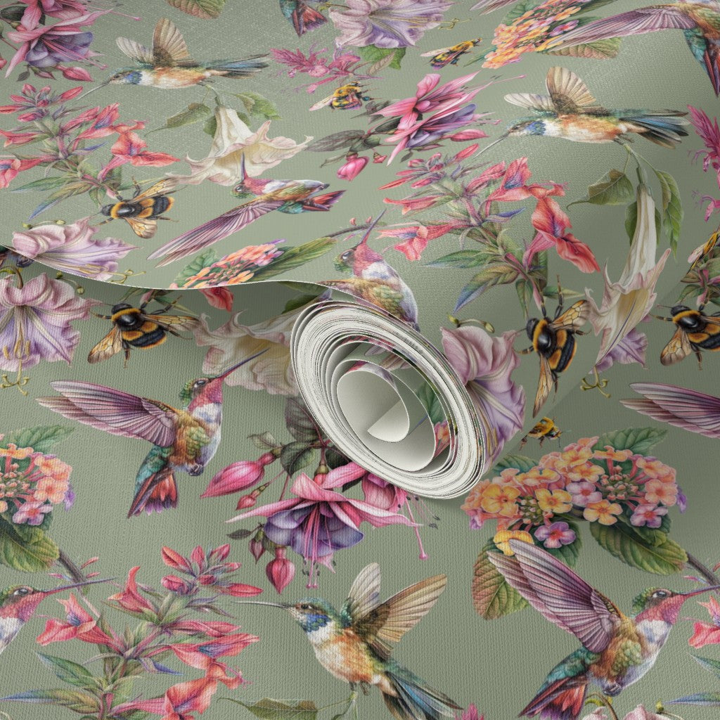 Birds & Bees Wallpaper