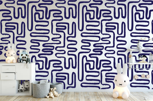 Geo Print Peel & Stick Wallpaper